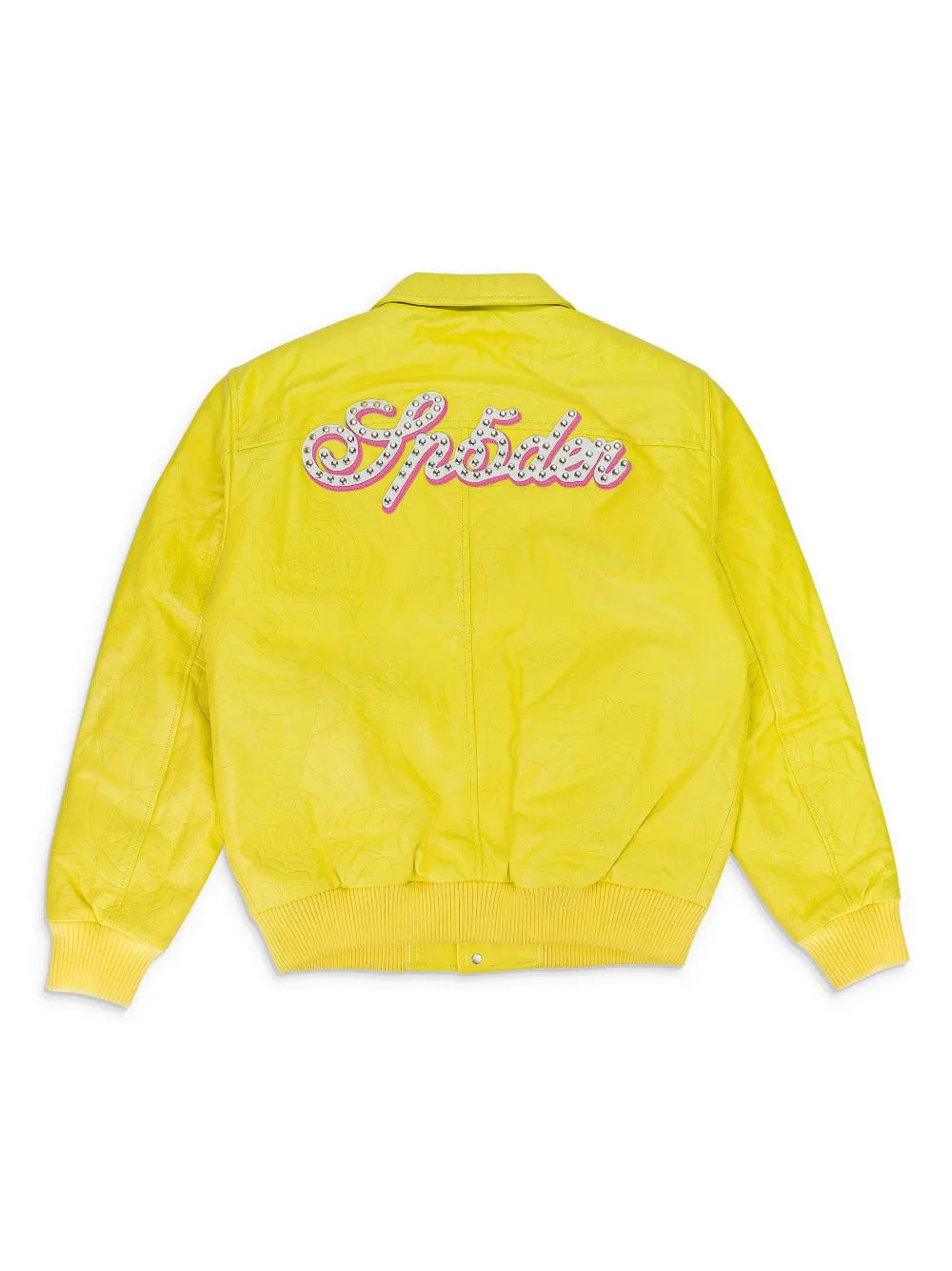 Sp5der Leather Jacket