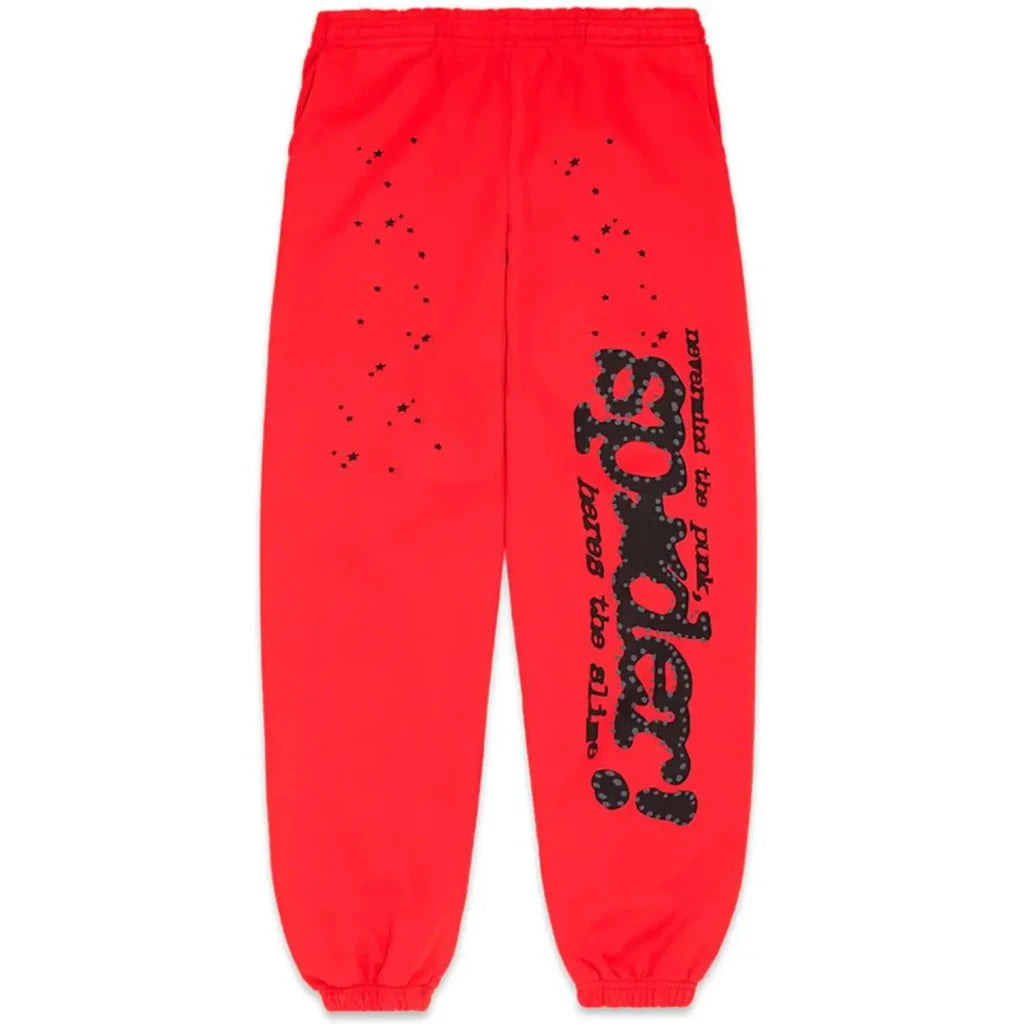 Sp5der P*NK V2 Sweatpant Red